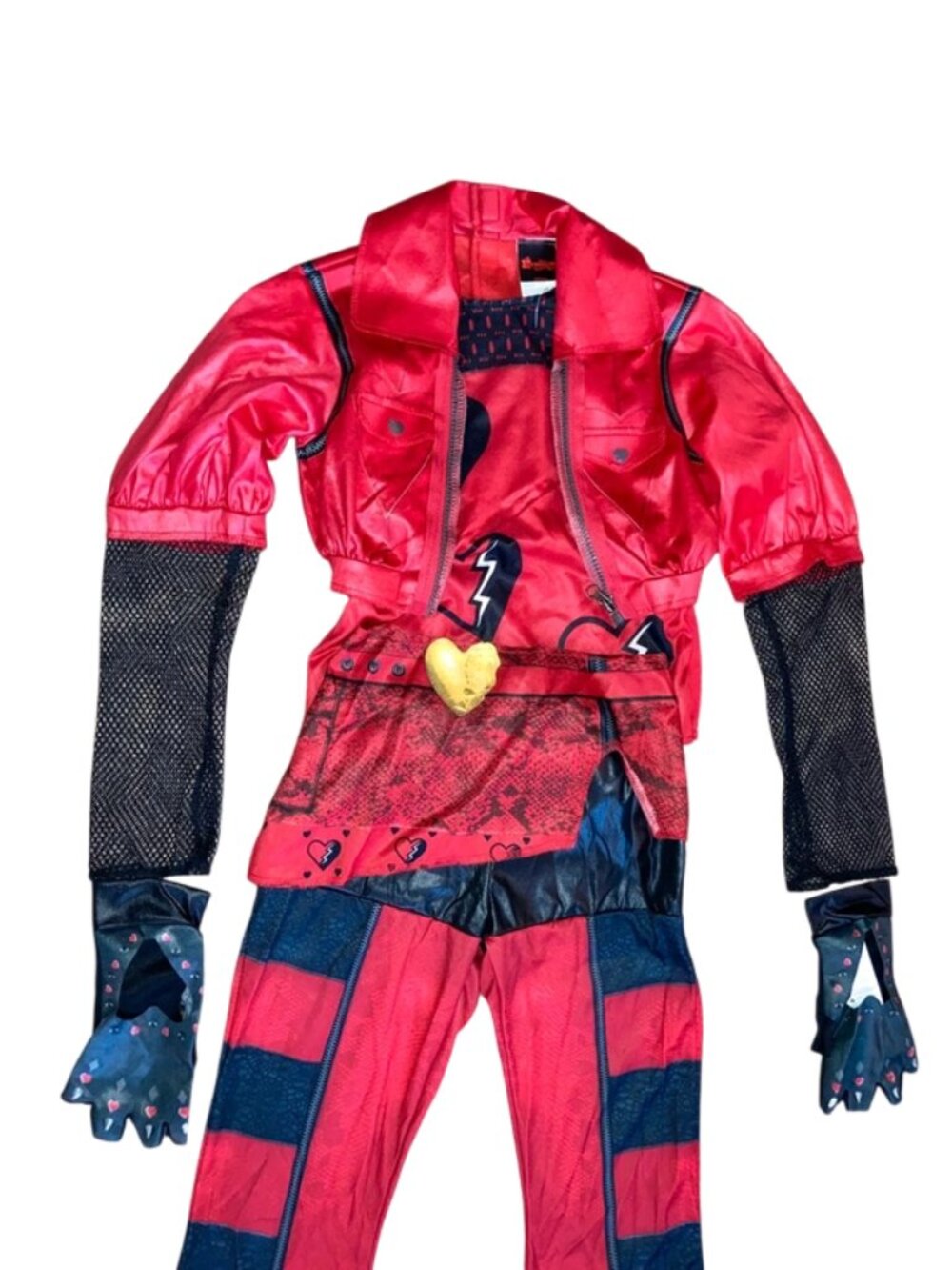 Descendants Red Costume, Official Disney Descendants The Rise of Red - Size: 4/6 - Picture 6 of 12